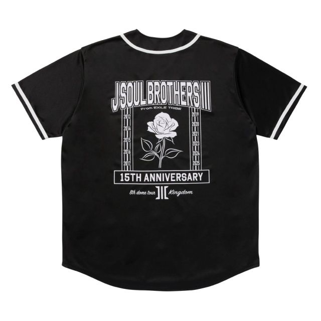 LIVE TOUR 2025 KINGDOM ベースボールシャツ LIVE TOUR 2025 KINGDOM Baseball shirt/BLACK | EXILE TRIBE