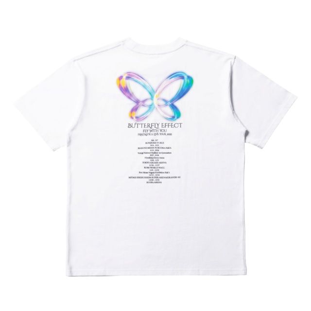BUTTERFLY EFFECT -FLY WITH YOU- Tour T-shirt/WHITE | EXILE
