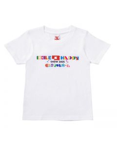 EXILE B HAPPY SHOW 2025 Logo T-shirt/WHITE/KIDS