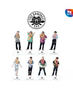 TRIBE KINGDOM Aloha version acrylic stand/THE RAMPAGE/WHITE/Set of 8