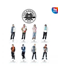 TRIBE KINGDOM 2024 winter clothes version acrylic stand / THE RAMPAGE / WHITE / 8 kinds set