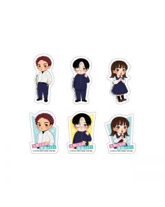 Yano-kun no Futsuu no Hibi Flake sticker set of 6