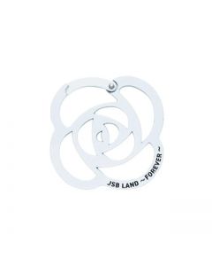JSB LAND ~FOREVER~ Rose Carabiner/WHITE