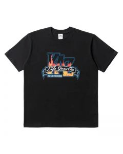 LIFE GOES ON T-shirt/BLACK