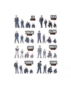 FEVER HiGH&LOW Die Cut Sticker/THE RAMPAGE/B/8 types in total