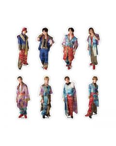 BACK TO THE MEMORIES Matsuri Die Cut Sticker/set of 8
