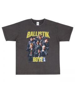 BEAT BLAST Z Photo T-shirt/CHARCOAL GRAY