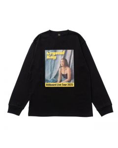 Crystal Kay Billboard Live Tour 2025 Photo Long Sleeve T-shirt/BLACK