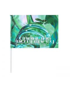 CRAWLING BUTTERFLY Flag