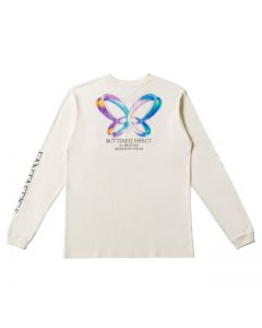 BUTTERFLY EFFECT -FLY WITH YOU- Long Sleeved T-shirt/IVORY