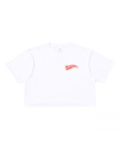 IMPACT Logo Cropped T-shirt/WHITE