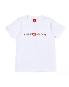 EXILE B HAPPY T-shirt/WHITE/KIDS