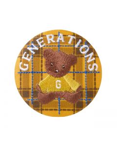 HOLIDAY 2023 Embroidered tin badge/GENERATIONS