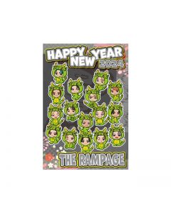 NEW YEAR 2024 New Year's card 3 pieces set/THE RAMPAGE