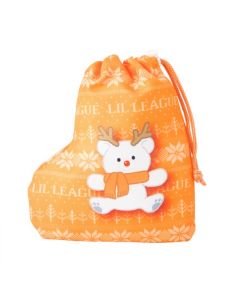HOLIDAY 2025 Sock Drawstring Bag with Chocolate Crunch/LIL LEAGUE