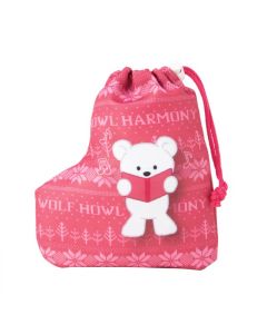 HOLIDAY 2025 Sock Drawstring Bag with Chocolate Crunch/WOLF HOWL HARMONY