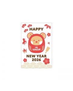 NEW YEAR 2026 New Year's Card Set of 3/LIL LEAGUE